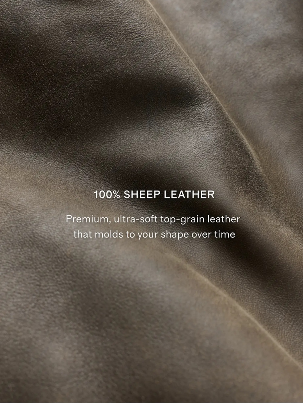Quince women’s  oversized Brown Leather Zip Jacket - Picture 3 of 5